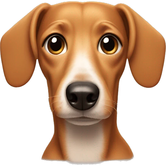 Weenie dog emoji