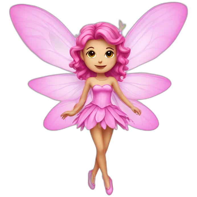 pink fairy emoji