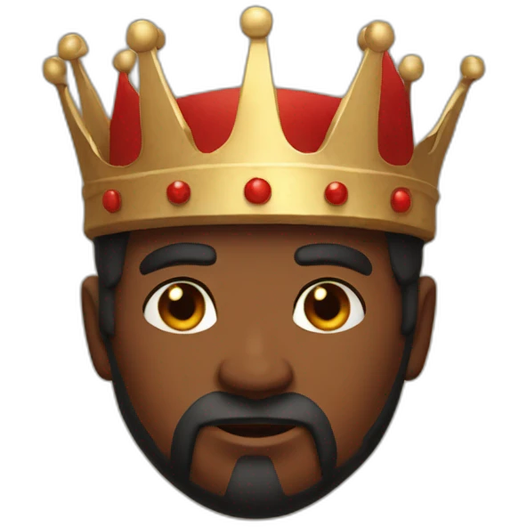 Red King of Wrath emoji