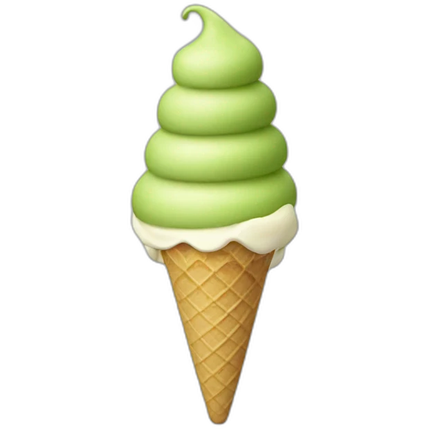 pistachio ice cream  emoji