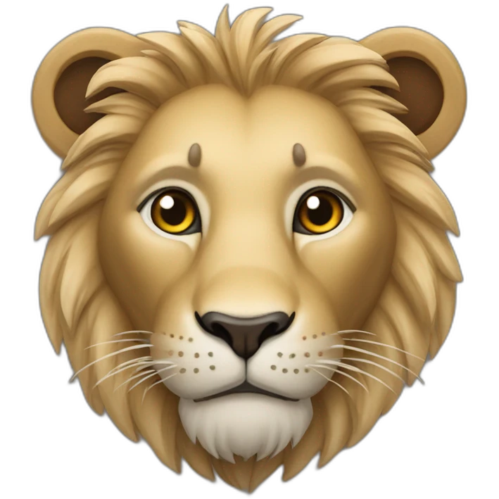Lion sur Loutre emoji
