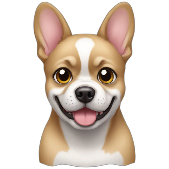 Pomsky-french bulldog- dog emoji
