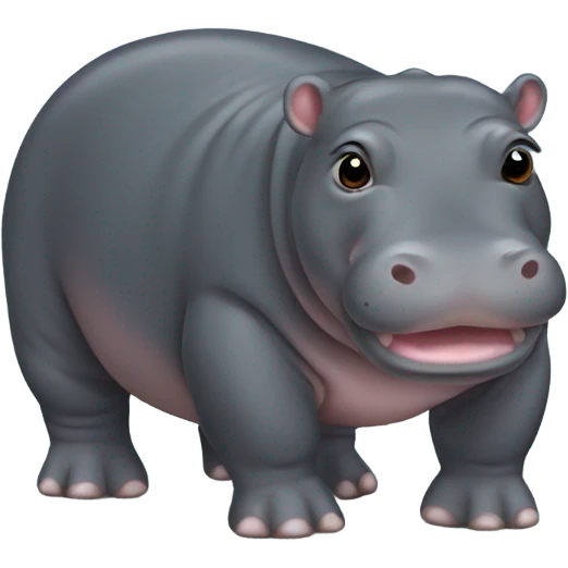 Pygmy hippo emoji