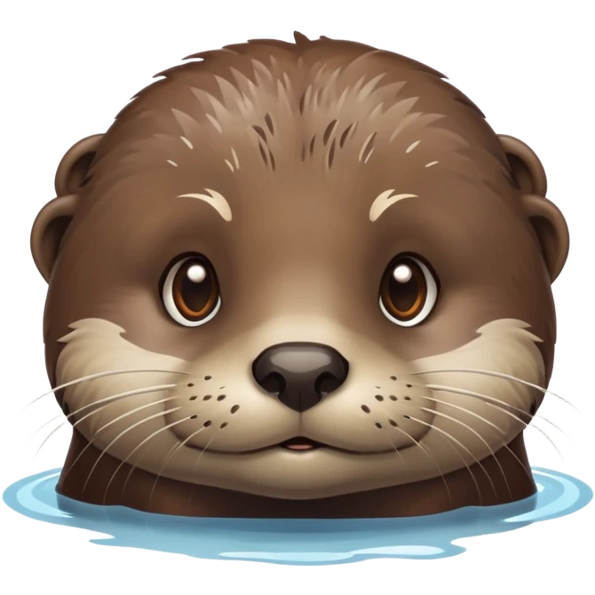 Sad otter emoji