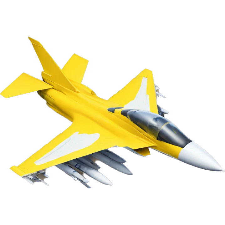 Fighter jets, yellow water emoji