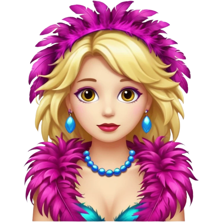 Une fille qui porte une feullara  emoji