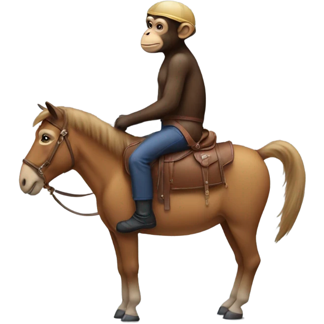 monkey on a horse  emoji