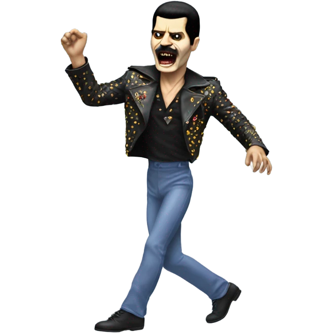 freddie mercury zombie dancing emoji