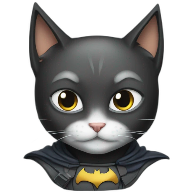 batman-cat emoji