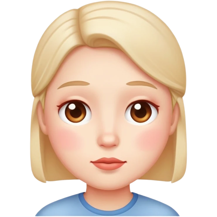 person with blushing cheeks emoji