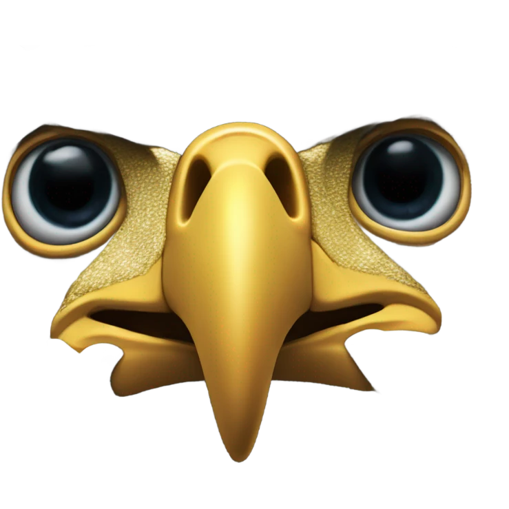 Crying Eagle without wings emoji