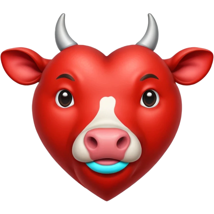 Cow heart  emoji