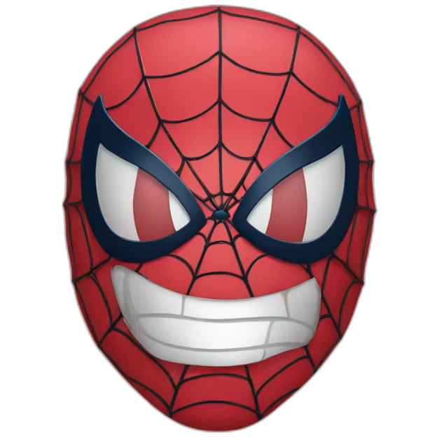 Spiderman head one emoji