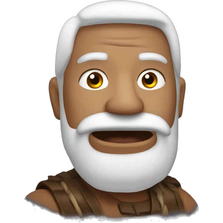 hombre con las caractristicas de la ulua moche  emoji
