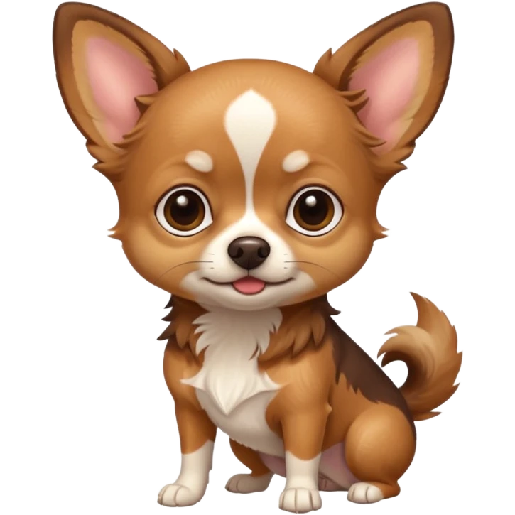 brown fur chihuahua emoji