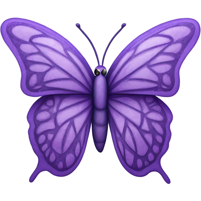 Purple butterfly  emoji