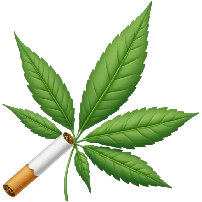 Weed joint emoji