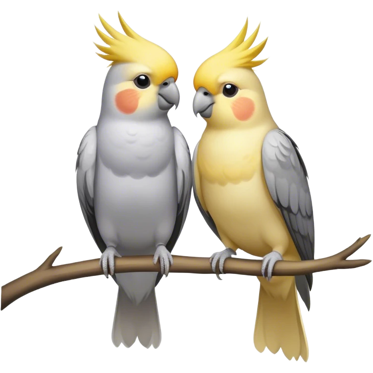 two cockatiels emoji