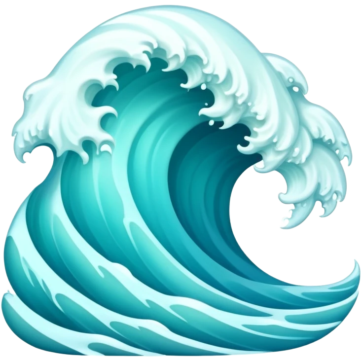  Aqua waves  emoji