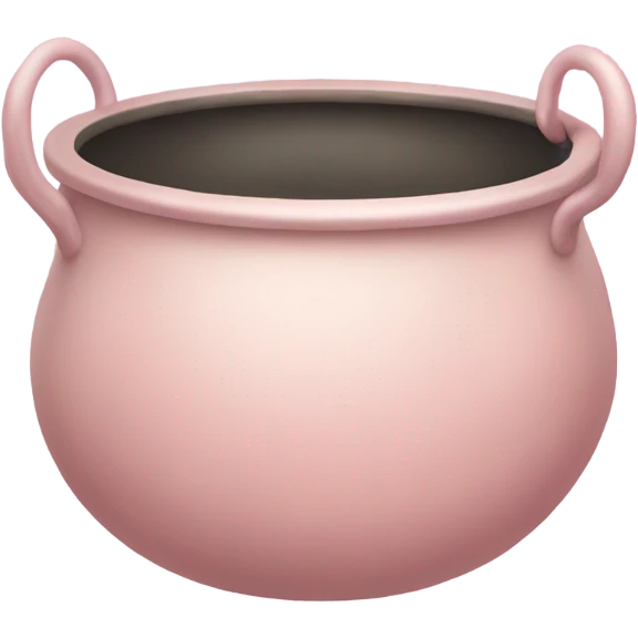 Pale pink empty cauldron emoji
