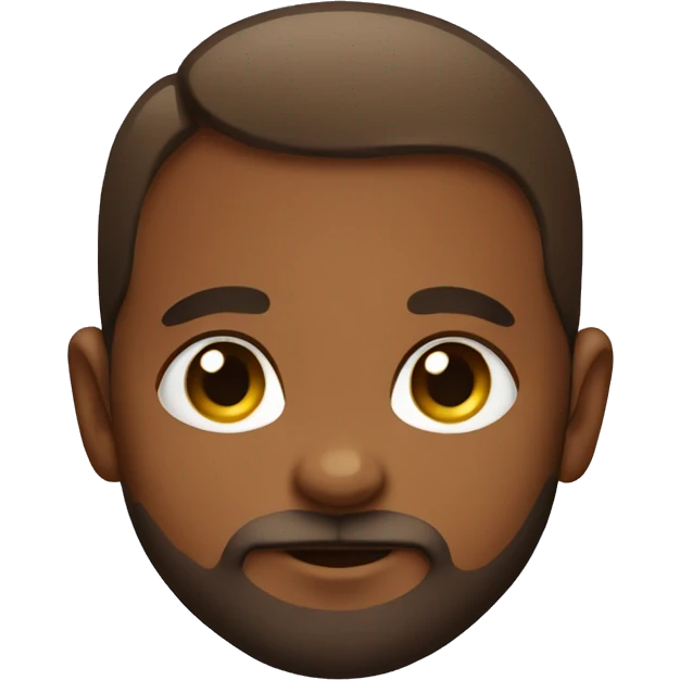 Baby wearing beard emoji