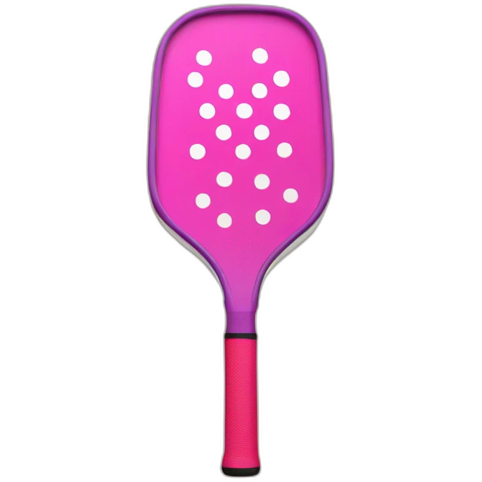 pink pickleball paddle emoji