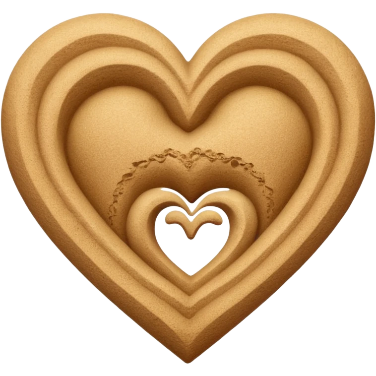beach themed heart emoji