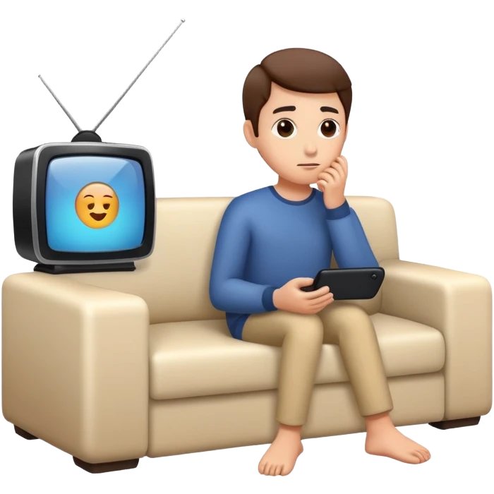 Watching TV emoji