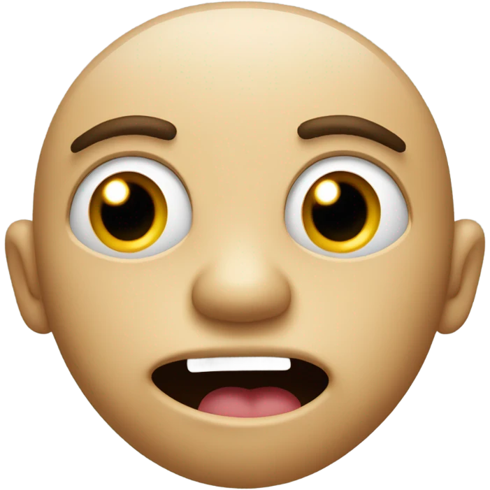 shaking head with tongue out, closed eyes,  emoji