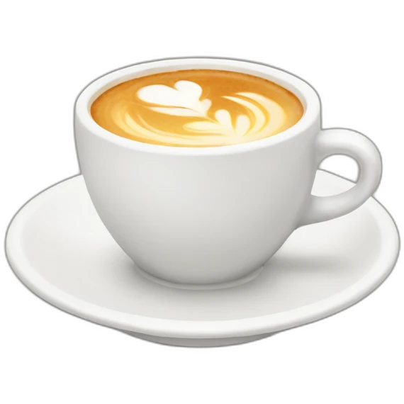 Flat white emoji
