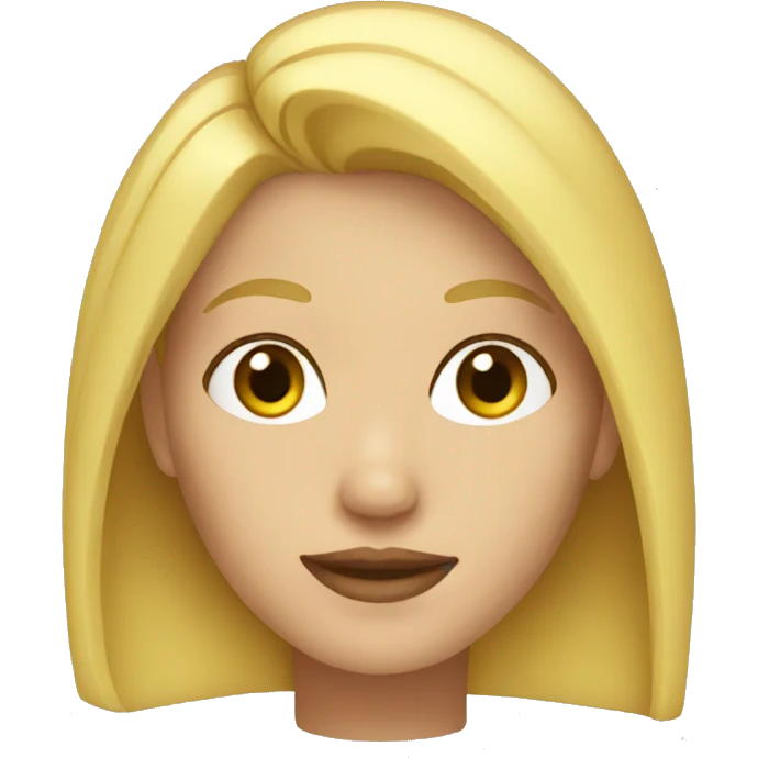 blonde woman emoji