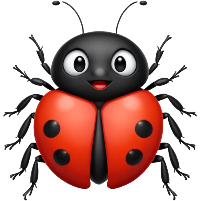 Singing Ladybug emoji
