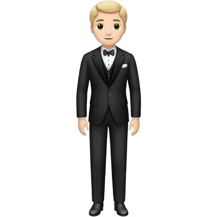 full body rich man from 1920s, formal attire, emoji style emoji