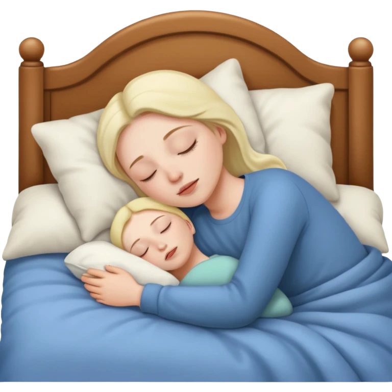 In the bed sleep  emoji