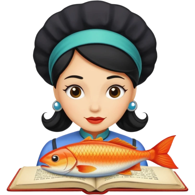 Pull up Fishwife Cookbook graphics emoji