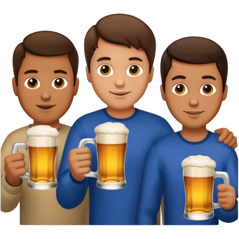 Seahawks drinking 3 men all brunette  emoji