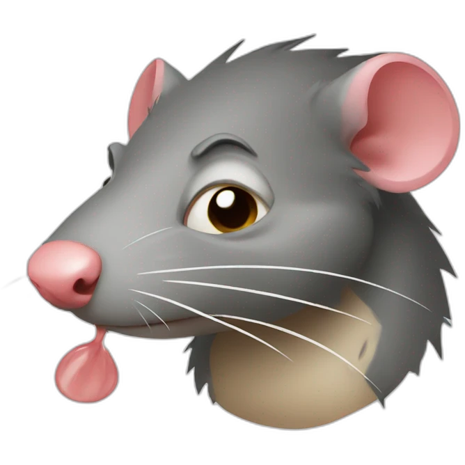 very stinky rat emoji