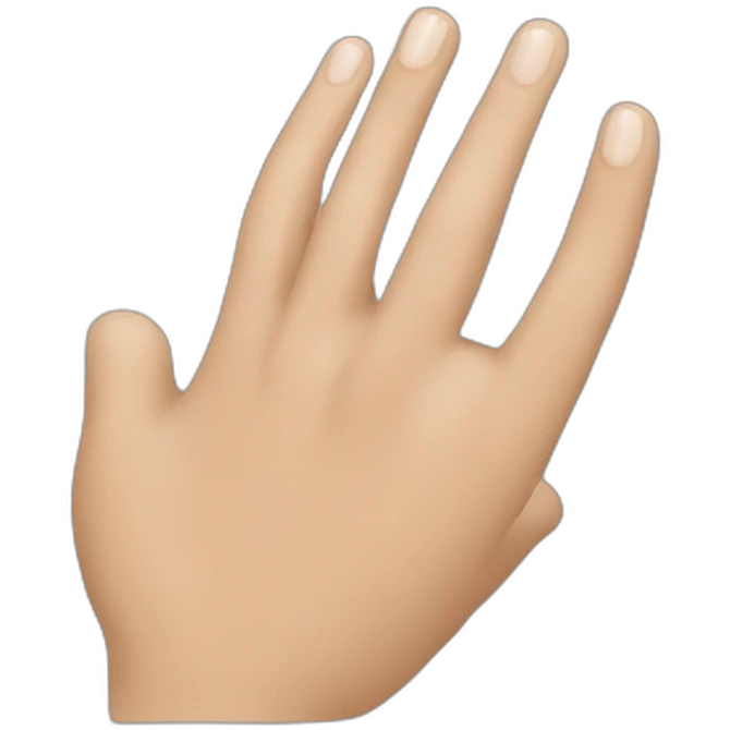 Michou that makes a finger of honor emoji