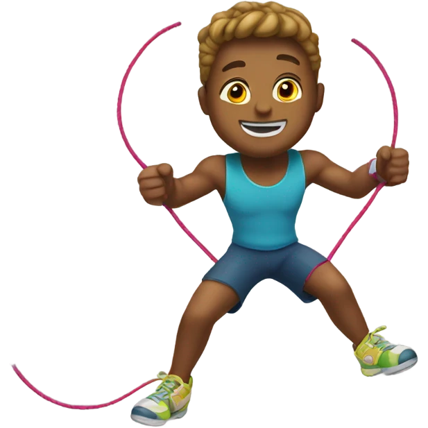Jump roping  emoji