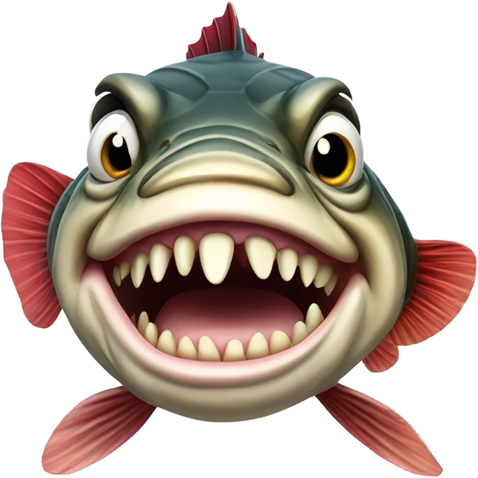 Grimacing Bass face emoji