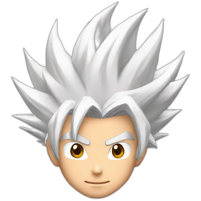 goku white hair emoji