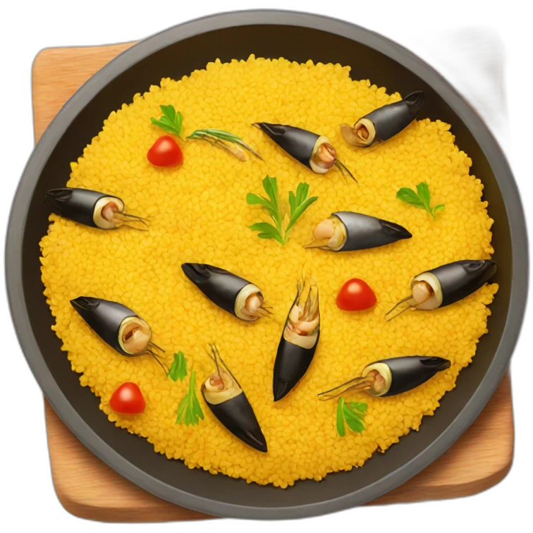 Couscous paella emoji