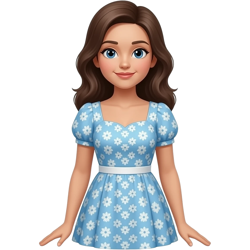 vestido de mujer emoji
