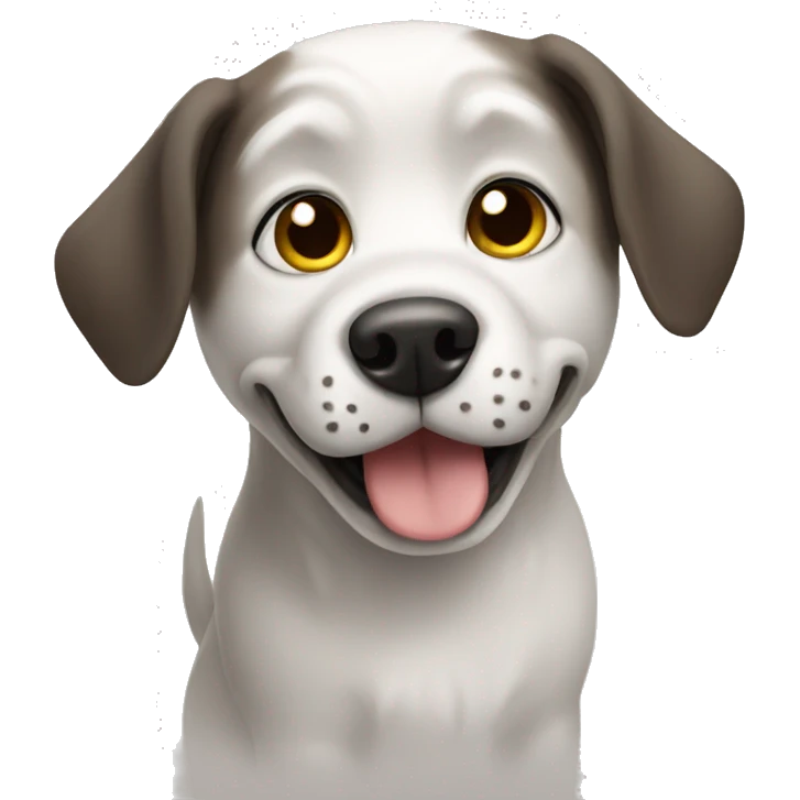 Dog having a wee emoji