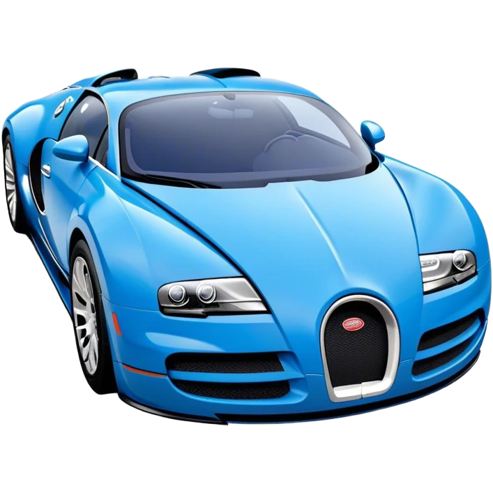 Bugatti Veyron - Bugatti (Model Year: 2020) (Iconic colour: Blue) emoji