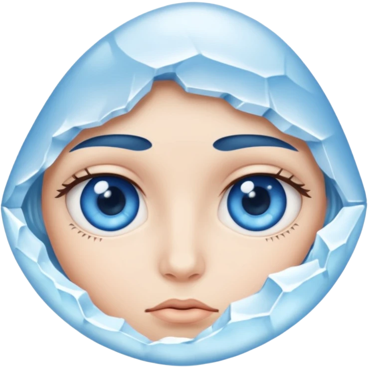 Your eyes like icebergs emoji