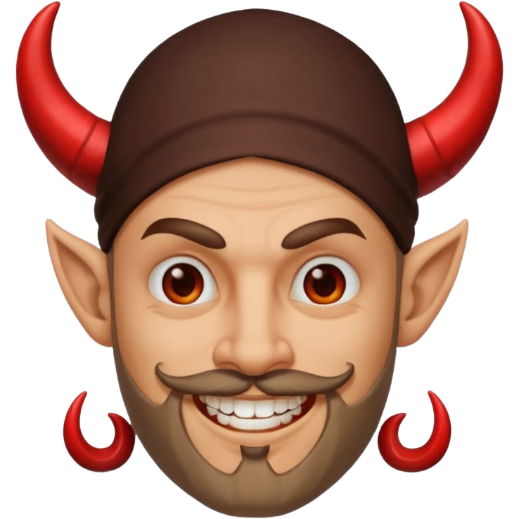 Emoji de bandido con diablito  emoji