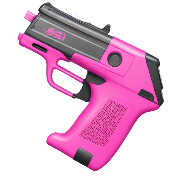 Pink taser  emoji