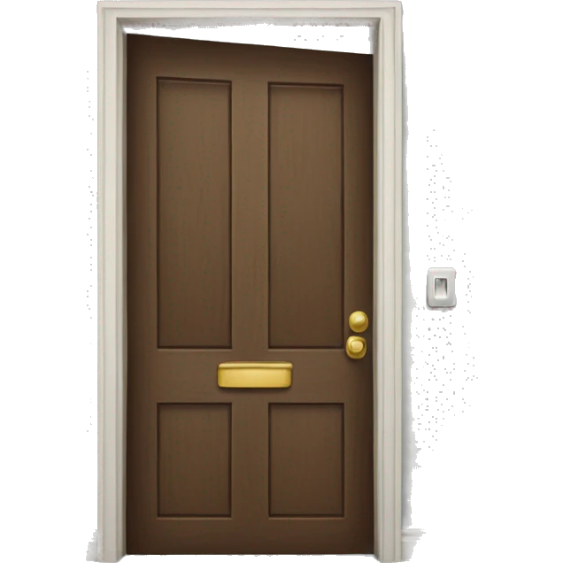 open the house door emoji