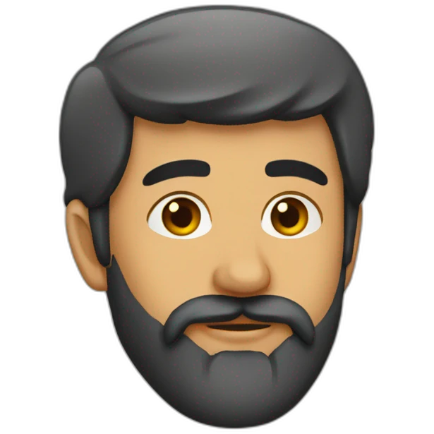 arabe longue barbe emoji
